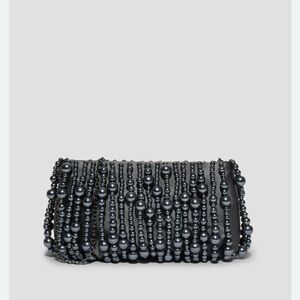 Lele Sadoughi Willow Beaded Evening Clutch